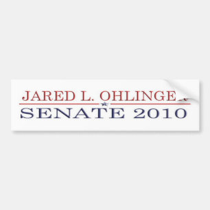 Ohlinger för senat bildekal
