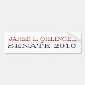 Ohlinger för senat bildekal