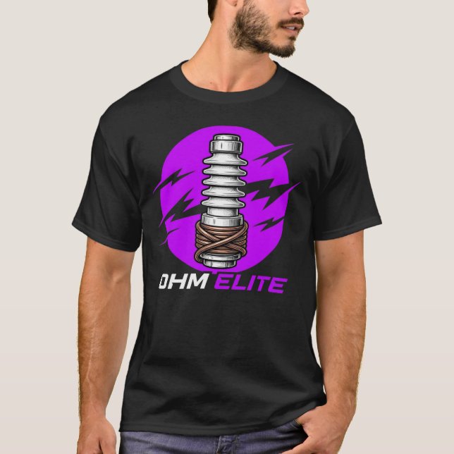 Ohm Elite elektrikerpresent Högspänning T Shirt (Framsida)