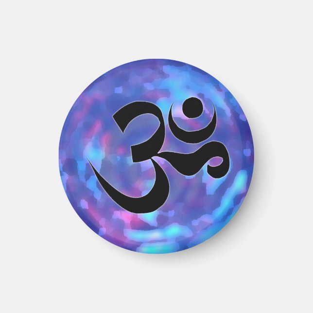 Ohm för Yoga Magnet-val av storlek Magnet (Framsidan)