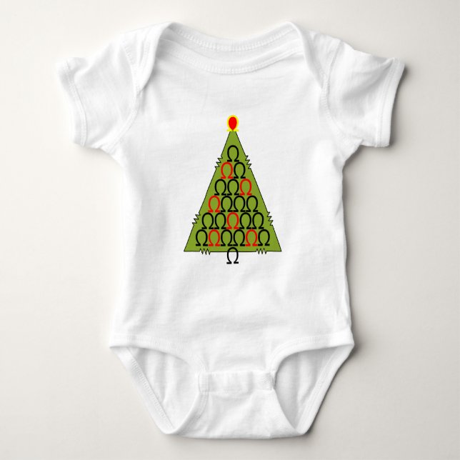 Ohm Julgran T Shirt (Framsida)
