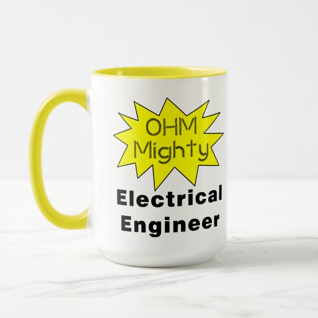 Ohm Mighty Electrical Ingenjör Mugg (Vänster)