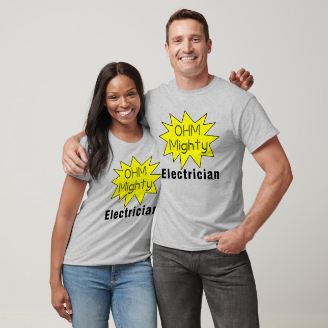 Ohm Mighty Electrician T Shirt (Unisex)