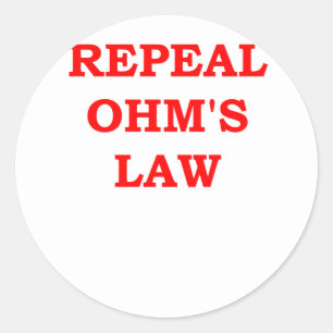 OHM.png Runt Klistermärke