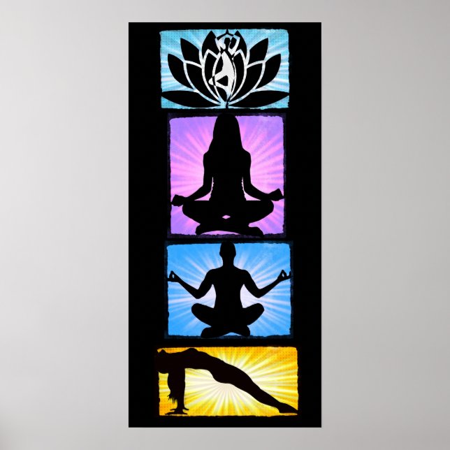 Ohm Yoga Meditation Poster (Framsidan)