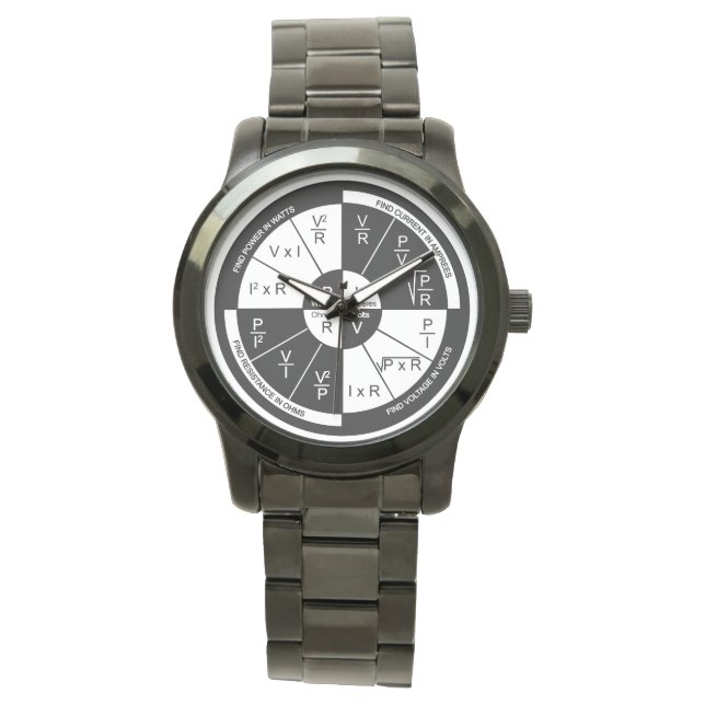 Ohms lag-armbandsklocka armbandsur (Framsida)