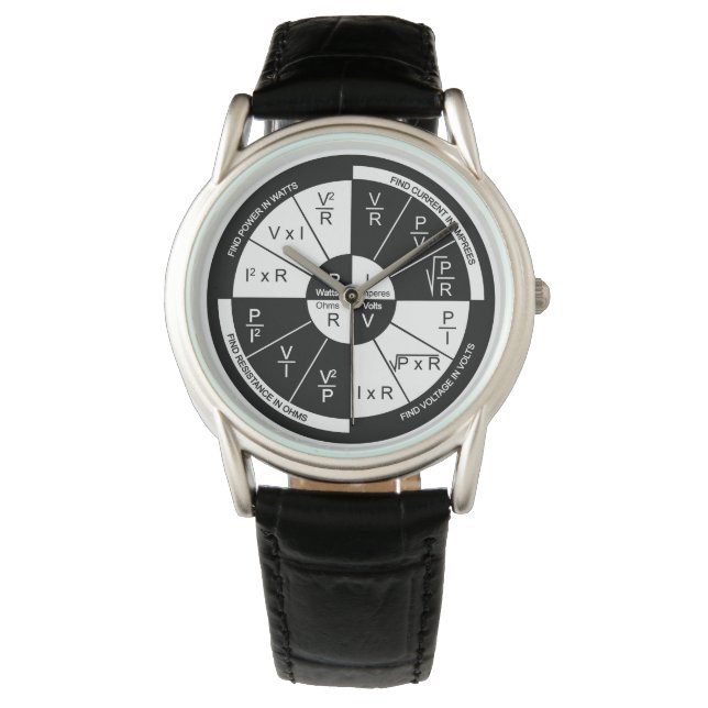 Ohms lag-armbandsklocka armbandsur (Framsida)