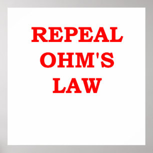 ohms lag poster