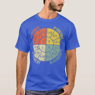 OHMS Law Diagram Electrical Electronics Ingenjör V T Shirt
