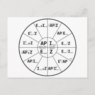 Ohms Law for AC Vykort
