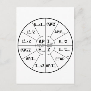 Ohms Law for AC Vykort