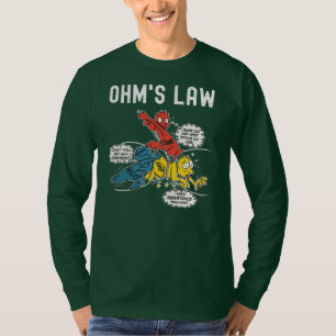 OHMS Law Funny Electricity förklarade Electricity  T Shirt