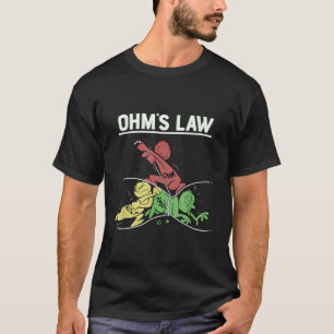 Ohms Law Rolig tröja.Electrical Electronics Engine T Shirt