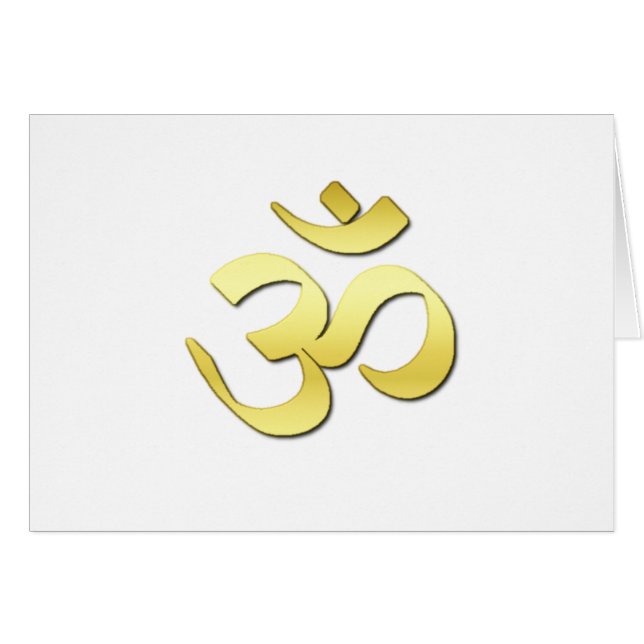 Ohmsymbol Hälsningskort (Framsidan Horizontal)