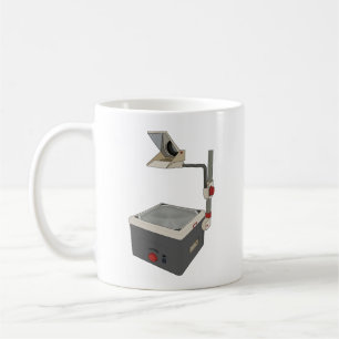 OHP 80-tal 90-tal Overheadprojektor Kaffemugg