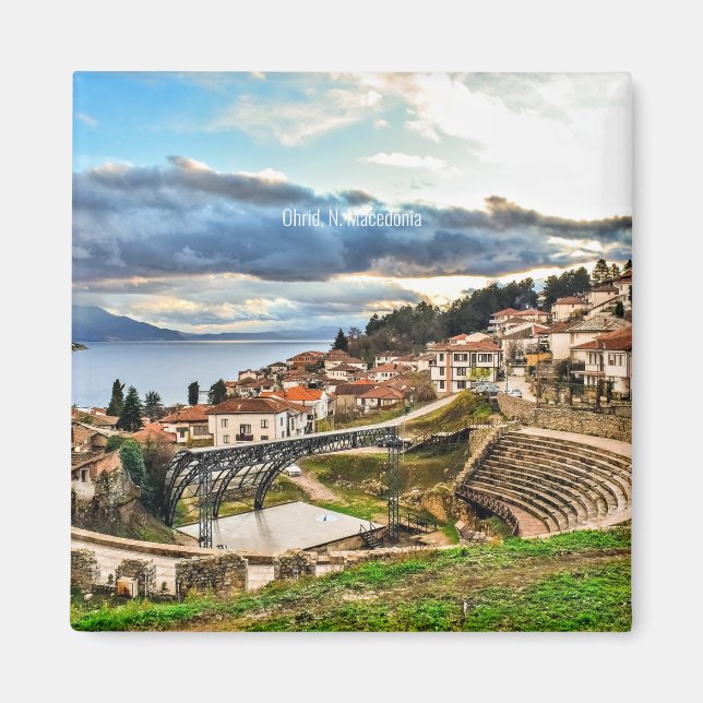 Ohrid, N. Makedonien Magnet (Framsidan)