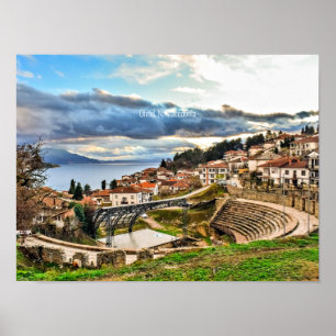 Ohrid, N. Makedonien Poster
