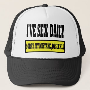 Ohyfsad dyslexiaslogan truckerkeps