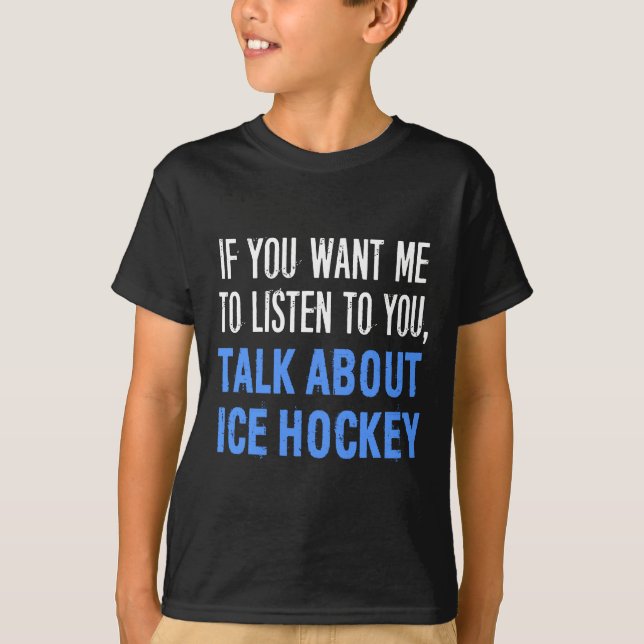 Ohyfsad ishockeyskjorta t-shirt (Framsida)