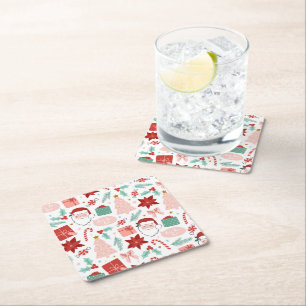 Ohyfsad jul underlägg papper kvadrat