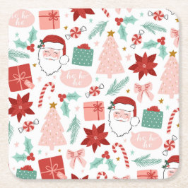 Ohyfsad jul underlägg papper kvadrat