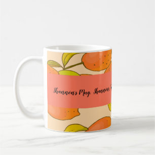 Ohyfsad Orange Lemon Fruit Kaffemugg