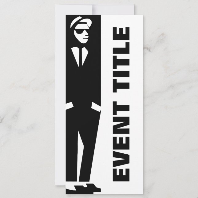 ohyfsad pojke: ska inbjudningar (Framsida)