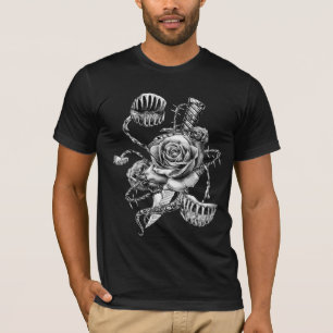 Ohyfsad ros, flugfälla, dolk t shirt