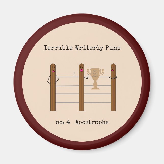 Ohyggliga skrivpunktsdokument magnet (Framsidan)