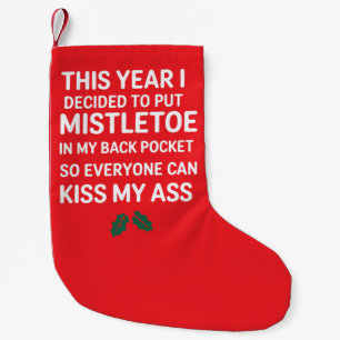 Ohyvlig jul Roligt Noel Hilarious Julgran Liten Julstrumpa