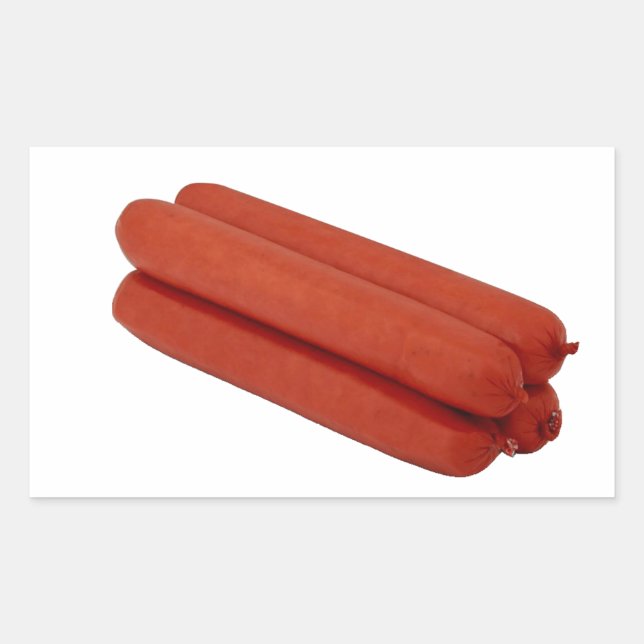 Oi Oi Saveloy Rektangulärt Klistermärke (Framsida)