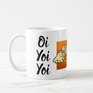 Oi Yoi Yoi Perogies tecknadmugg Kaffemugg