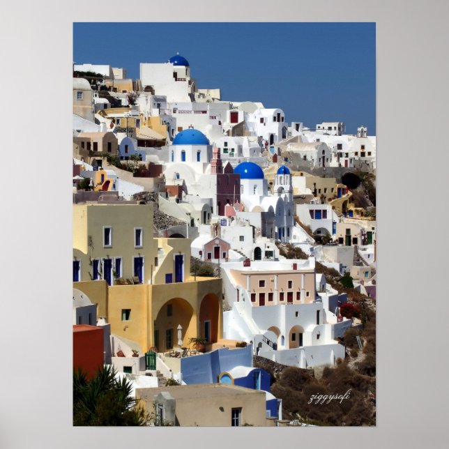Oia, Grekland poster (Framsidan)