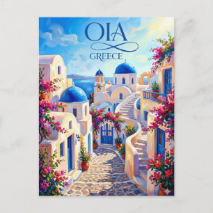 Oia Grekland Vykort
