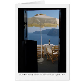 Oia Santorini (Grekland) - Hälsningskort