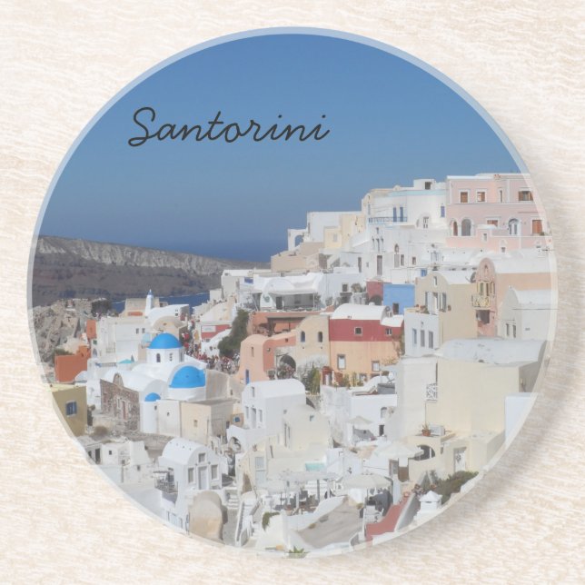 Oia, Santorini- Grekland Underlägg (Framsidan)