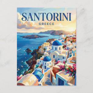 Oia, Santorini Grekland Vykort