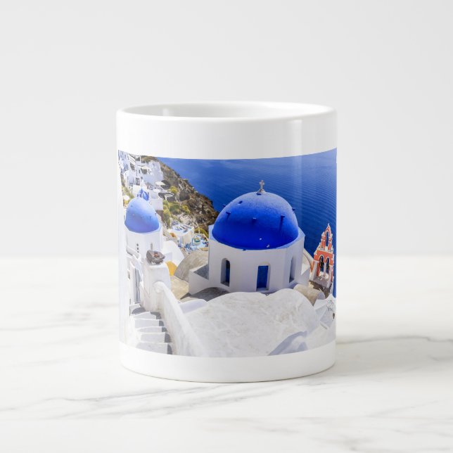 Oia Santorini Jumbo Mugg (Framsidan)