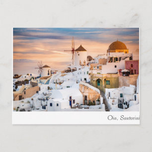 Oia Santorini Vykort