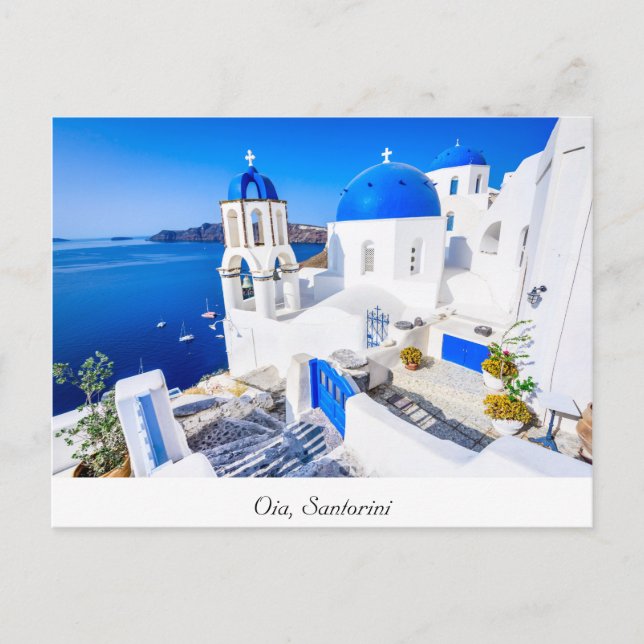 Oia Santorini Vykort (Framsida)