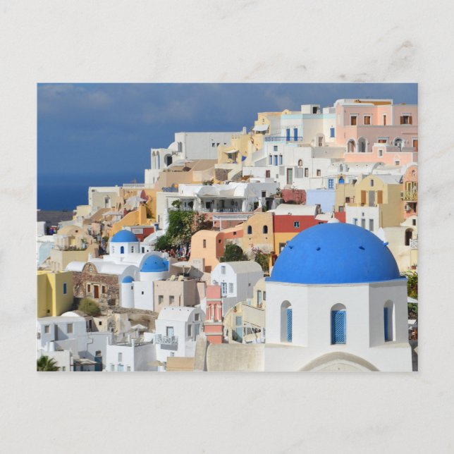 Oia Santorini-vykort Vykort (Framsida)