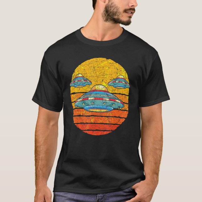 Oidentifierat flygande föremål utomjordiskt bortfö t shirt (Framsida)