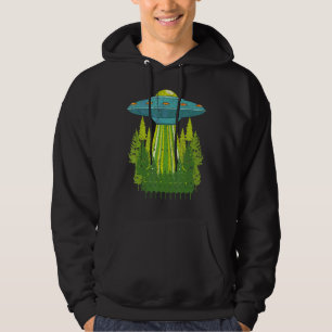 Oidentifierat flygobjekt Alien Sci Fi Nature Tre Hoodie