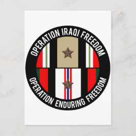 OIF - OEF 1 star Vykort