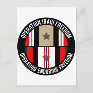 OIF - OEF 1 star Vykort