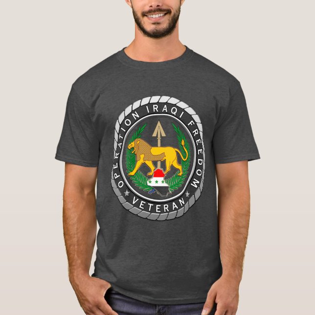 OIF Veteran 1 T Shirt (Framsida)