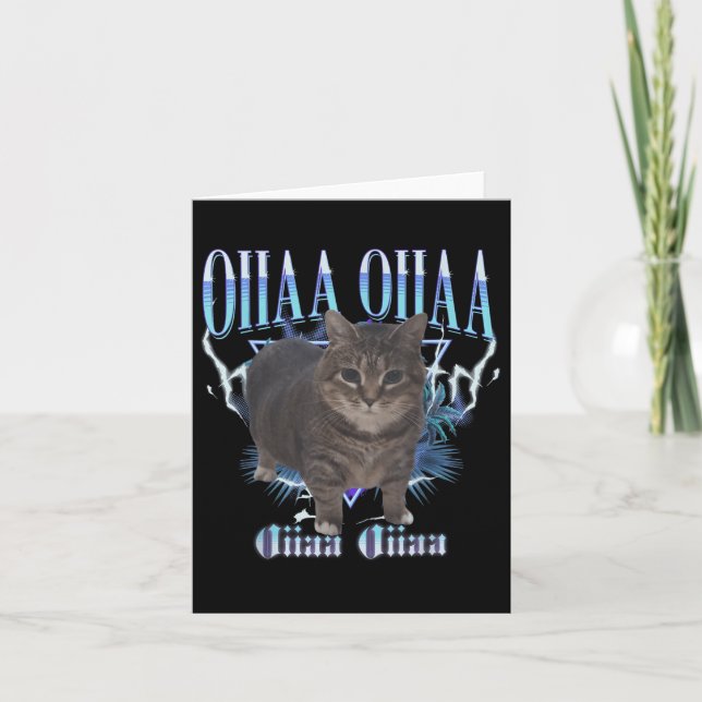 Oiia Oiia Cat Brainrot Kort (Framsida)