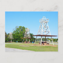 Oil Derrick Picnic Bord, I-20 Highway, Texas