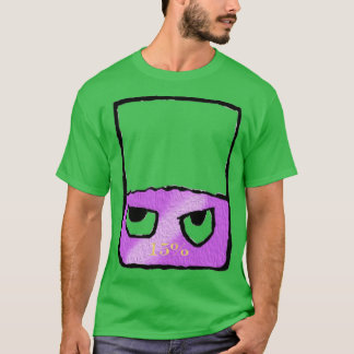 Oil paint of a annoyed energy game bar t shirt