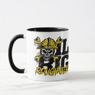 OIL RIG ROUGHNECK logotyp Mugg